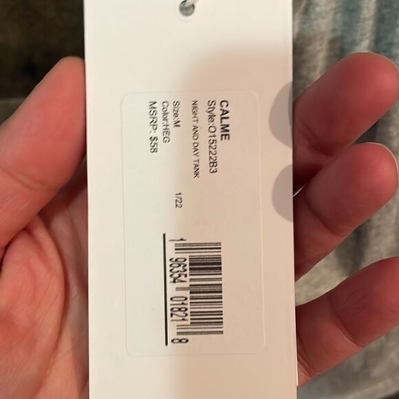 Calme by Johnny Was Night & Day Tank, NWT - Picture 3 of 7